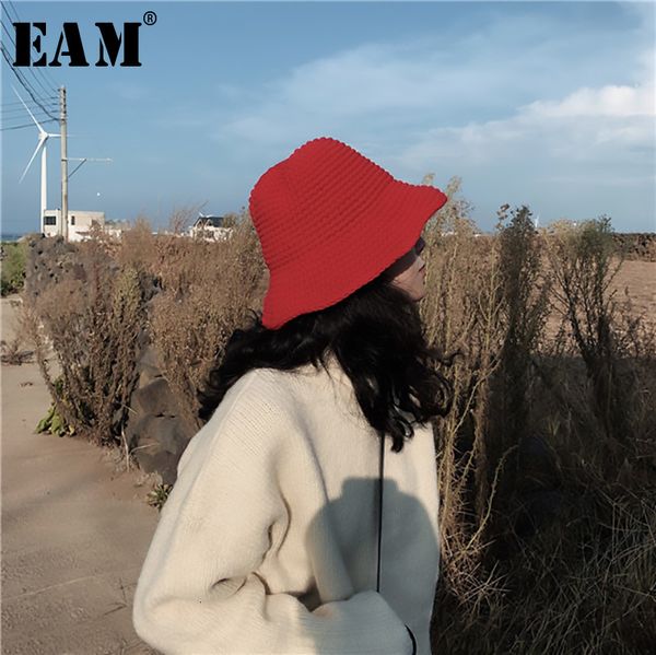 

eam] women multicolor knitting keep warm fishermen hat new round dome temperament fashion all-match spring autumn 2019 1h277