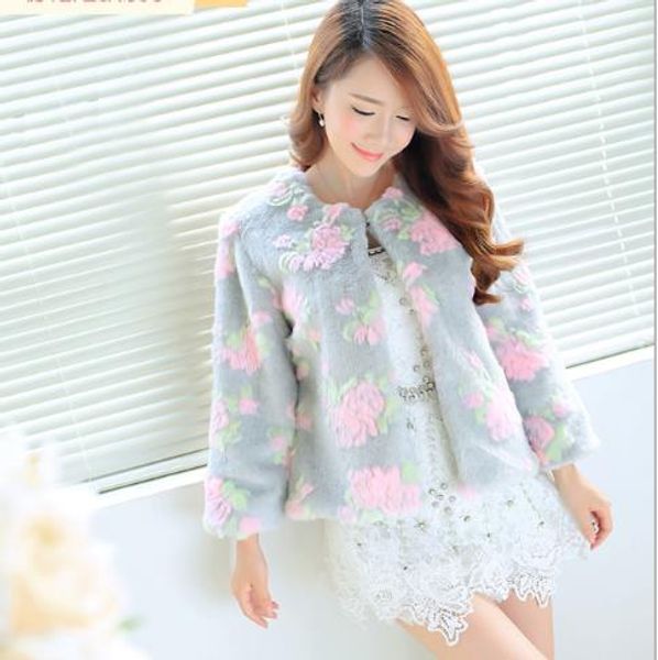 

vetement 2020 winter women's faux fur coat artificial fur overcoat furry jacket femme plus size furry fake outwear z73, Black