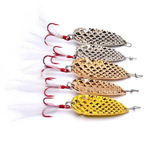 

metal jigs spoons fishing lure 10g 15g high quanlity painted spinner bass bait for saltwater fishing