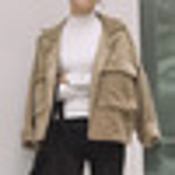 

plus size coat women shirt corduroy casual loose fashion long sleeve oversize retro retro fashion, Black;brown
