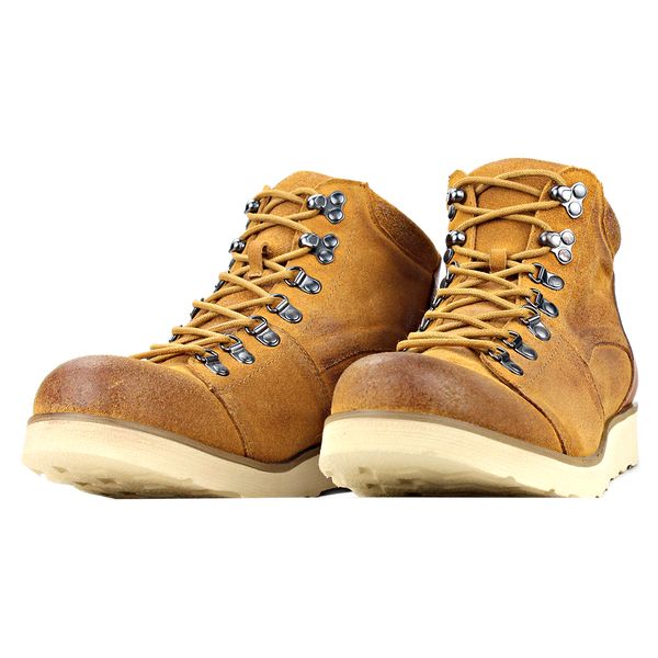 

genuine leather persional horse fur shoes luxury new list fashion real picture outdoor tooling boots, Black