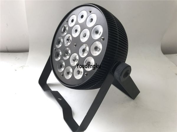 

2 pieces selling indoor led hanging par lights 18x18w 6 in 1 rgbwa uv 6/10 channel led par64 stage light