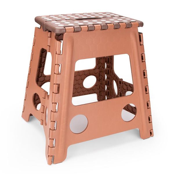 

living plastic folding step stool 16 inch height foldable stool for kids & adults kitchen garden bathroom stepping