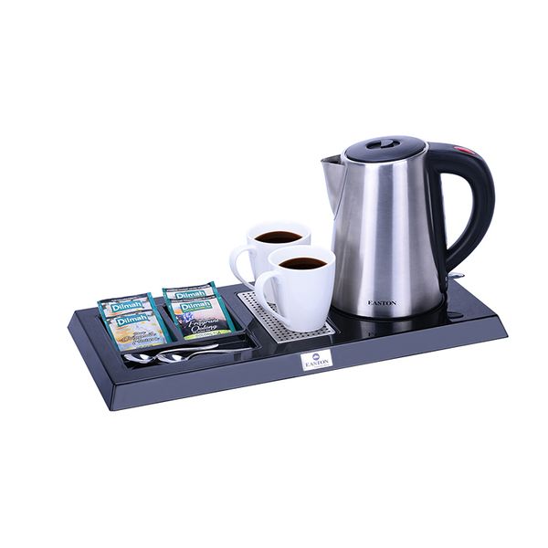 

welcome l hospitality tray with kettle, l electric kettle tray set