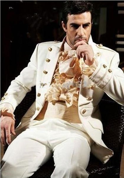 

new style custom made ivory groom tuxedos man blazer groomsmen men wedding suits bridegroom (jacket+pants+girdle+tie) 4257, Black;gray