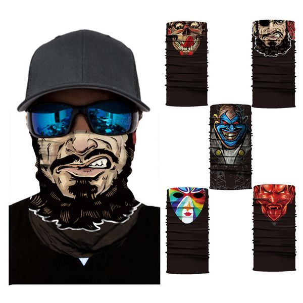 

new cycling motorcycle head scarf neck warmer face mask ski balaclava headbandheadband mask scary face shield outdoor