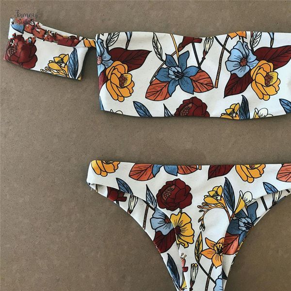 

цветочные женщины swimsuit женщины купальники с плеча бикини set простой купальный костюм новый дизайн бразильский бикини перевозка груза па, White;black