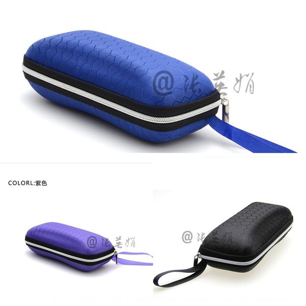 

rectangular sun box eva zipper box the unique design of white zipper is more crystal clear glasses case glasses case