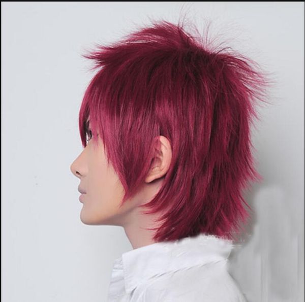 Wig Anime Man The Devi Short Blonde Hair Cosplay Anti Alice Full