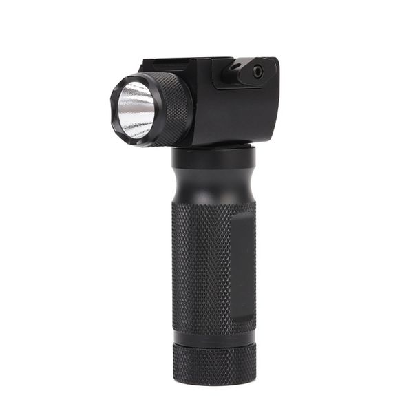 

tactical vertical fore grip cree led hunting flashlight with integrated red/green dot laser sight for rifl