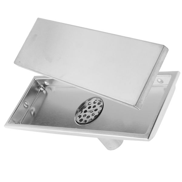 

bathroom stainless steel 11.8 inch linear shower floor drain with tile insert grate removable cover