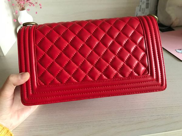 

Fa hion luxury de igner lamb kin leather houlder bag good quality cla ic brand women handbag chain gold hardware cro body bag 357