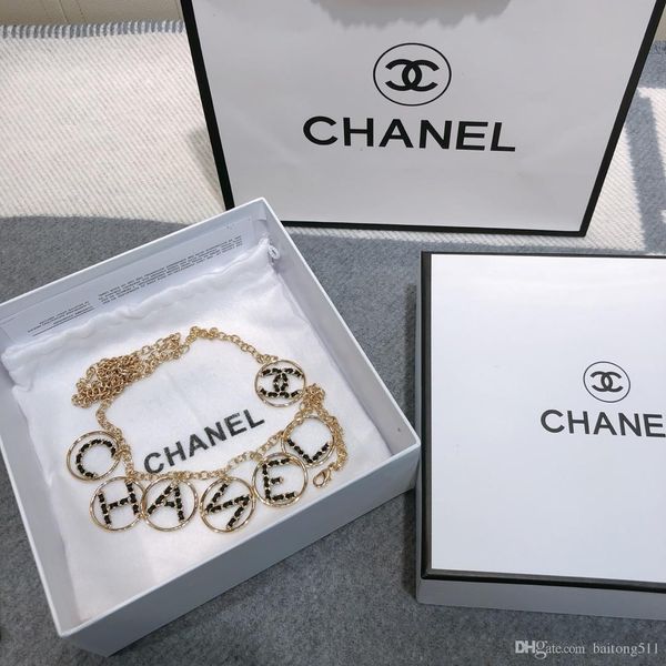 

2019 new waist chain medusa designer fashion high-end ladies waist chain is not divided into size with box tote bag, Black;brown