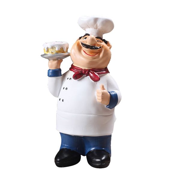 

resin chef kitchen decor table centerpiece figurine home collectible