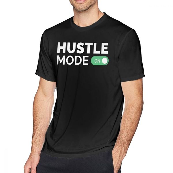 

hustle t shirt hustle mode on - startupentrepreneur motivational t-shirt printed 100 percent cotton tee shirt tshirt, White;black