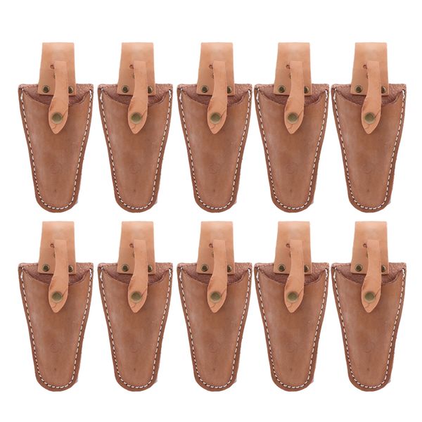 

lots 15 pruning shear electrician carpenter tool waist belt leather pouches