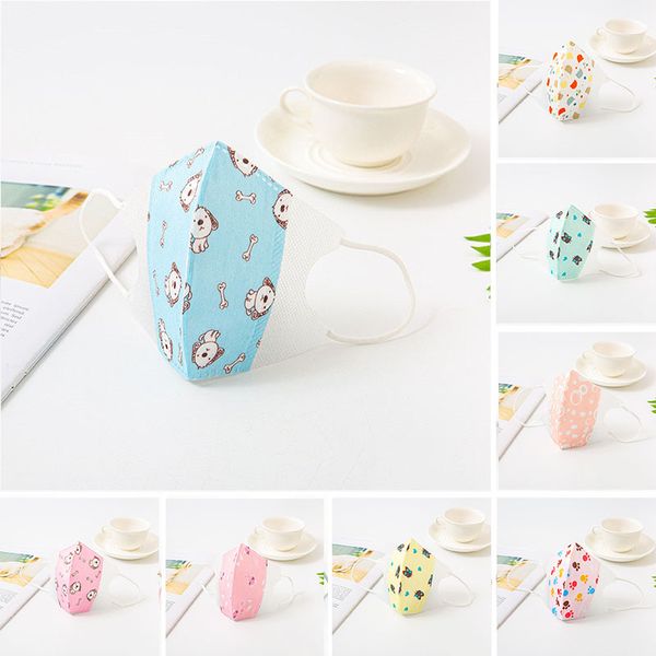 

кошка собака cute party ice шелковых дети, причальная мальчик девушка мультфильм рот лицо маска дети anti-dust дышащего моющийся многоразова