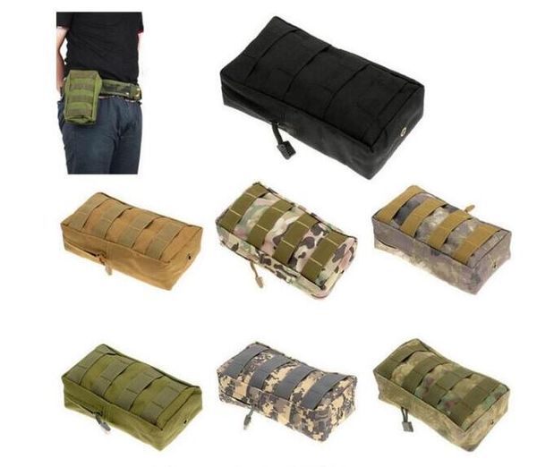 Sacos ao ar livre tático MOLLE PALS Bolsa de cintura modular Bolsa utilitária Bolsa de revista Bolsa de acessórios para médico Pacote de ferramentas médicas HOTSELL