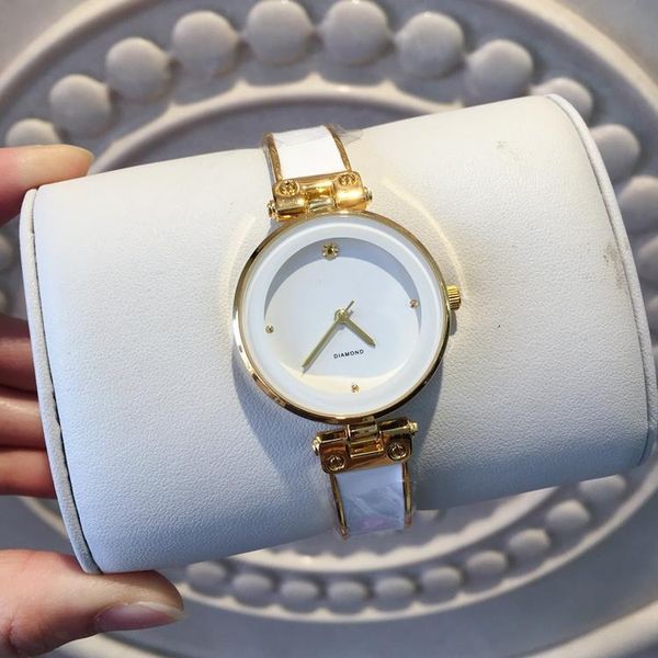 

2020 new style fashion clock popular women wristwatches table quartz watch casual female clock luxury watch dress clock, Slivery;brown