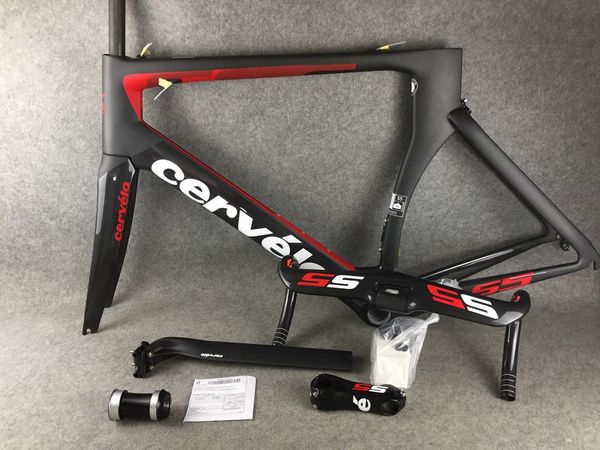 

Cervelo s5 Carbon Road Frame bbright Full carbon fiber road bike frameset carbon bicycle frame Cervelo s5 handlebar