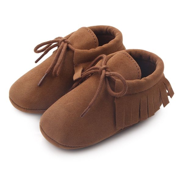 

newborn baby boy girl moccasins shoes first walkers earrings soft soled slipper shoes cradle pu suede leather