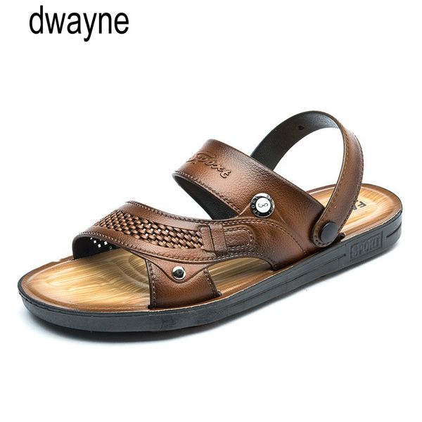 

sandals men shoes summer 2019 beach gladiator fashion men's outdoor sandals men shoes flip flops slippers flat large size tyh67, Black