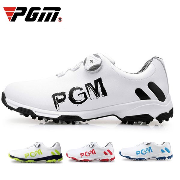 

golf shoes mens leather waterproof sneakers laces activities nail automatic revolving spikes breatheble golf shoes