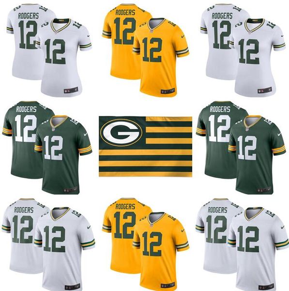 green bay packers aaron rodgers women's jersey