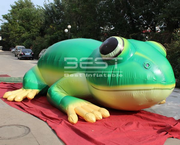 

гигантское сымитированное раздувное украшение рекламы случая парада модели лягушки подгоняло раздувную рекламу лягушки шаржа для выставки