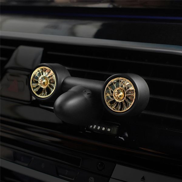 

kongyide car air fragrancer 1pc essential oil perfume diffuser propeller shape air freshener vent clip for car dropship ap15