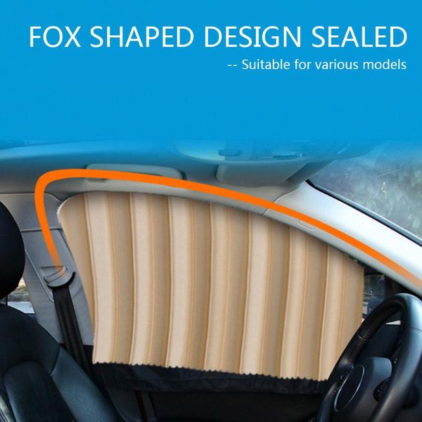 

car side window sun shade drape magnetic rail anti uv auto window curtain