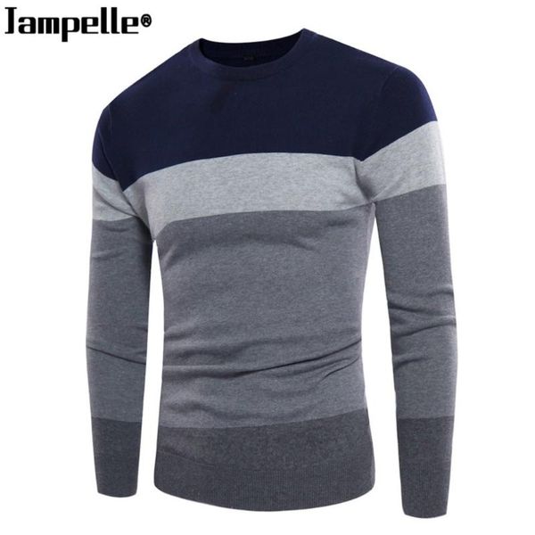 

fashionable design casual men's sweater autumn winter new wool male pullovers striped men slim fit knitting clothing, White;black