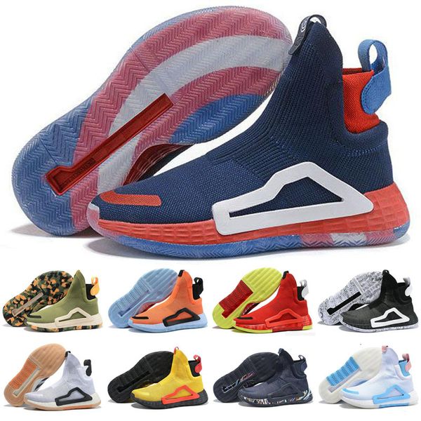 

2020 new arrival n3xt l3v3l trae young village basketball shoes for zapatillas mens sneakers sports trainers, Black