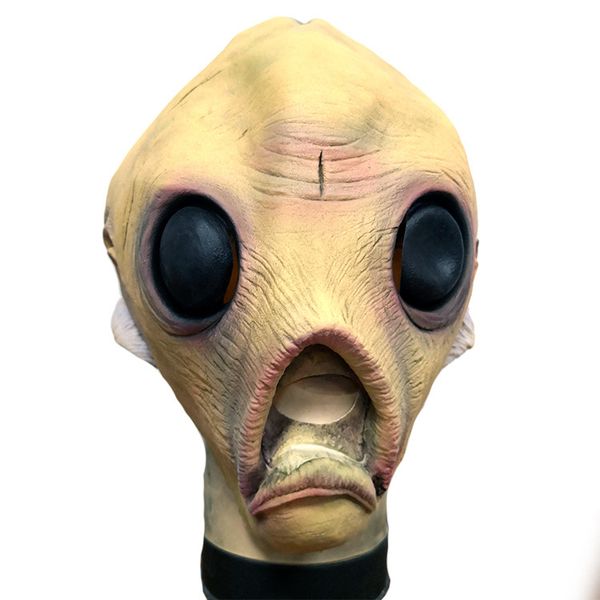 

1pcs alien latex mask breathable full face head mask halloween masquerade scary mask fancy dress party cosplay costume
