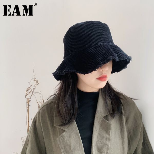 

eam] women burr corduroy vintage fishermen hat new round dome temperament fashion tide all-match spring autumn 2020 1r357