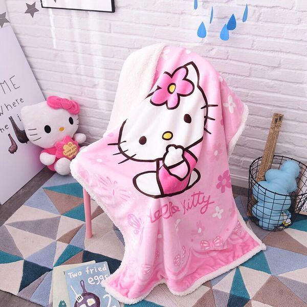 

lamb velvet children's blanket with good thermal performance ab version of lamb velvet blanket