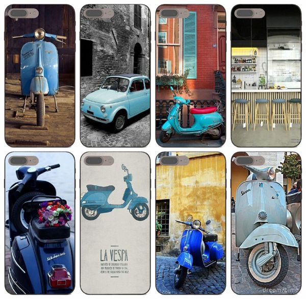

tongtrade] the blue vespa case for iphone 11 pro x xs max 8s 7s 6s 5s plus galaxy a5 s10 s20 huawei p smart z lg x power 2 anti slip case