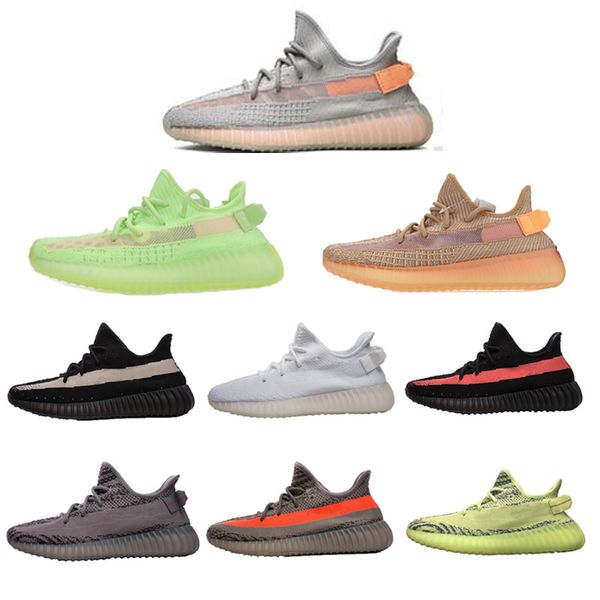

High Quality Kanye West Soft Run Shoes V2 Sesame Clay Zebra Butter Cream White Black True foam Hyperspace Designer Athletic Sport Sneakers