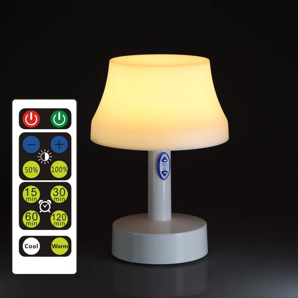 2019 Wralwayslx Modern Led Desk Lamp Dimmable Table With Remote Battery Operated Night Light Warm Cold Tone Adjustable Energy Saving From