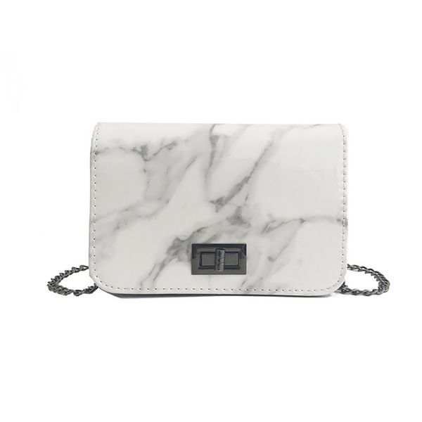 

new women bag marble pattern hasp shoulder bag lock buckle wild messenger small square #t2