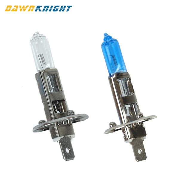 

2pcs h1 55w 12v halogen lamp 3000k 5000k white h1 car halogen blubs motorcycle light bulb blue quartz glass bulb