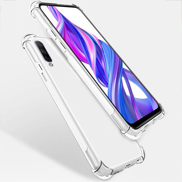

new four corners of air cushion shockproof luxury clear phone case for huawei p30 lite p30 pro soft silicone back cover coque