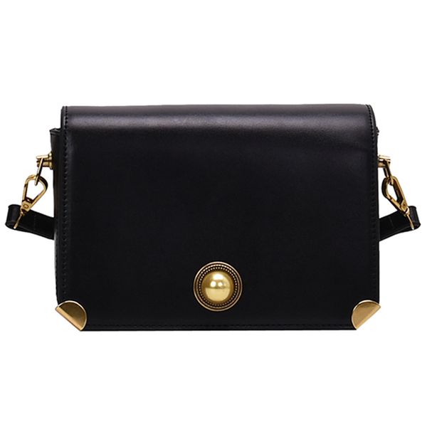 

191208 ivog new arrival everyday female small messenger crossbody handbag fashion pu black hand bags for women 2019