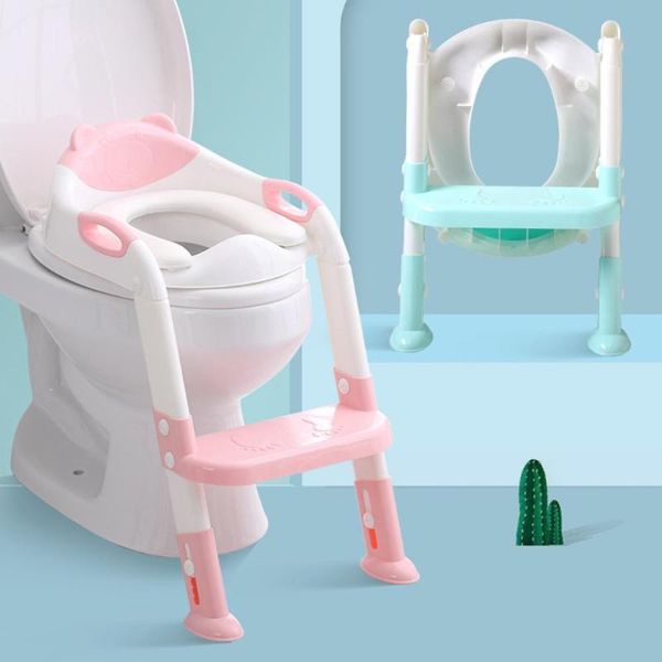 

baby potty seat children training safety toilet seat with adjustable ladder