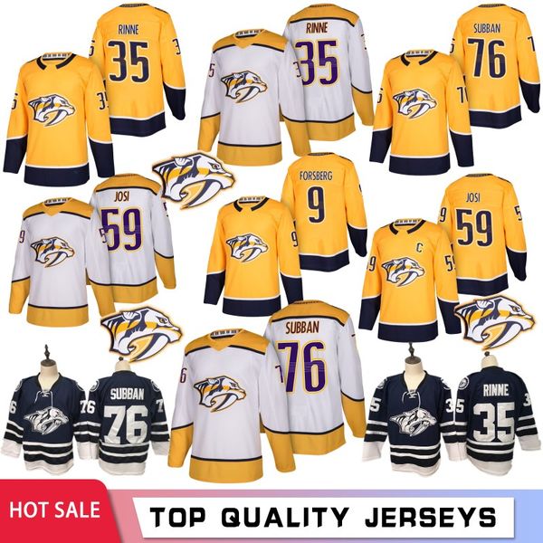 

35 pekka rinne 76 p.k. subban nashville predators hockey jerseys 59 roman josi 55 cody mcleod 92 ryan johansen 9 filip forsberg men new, Black;red