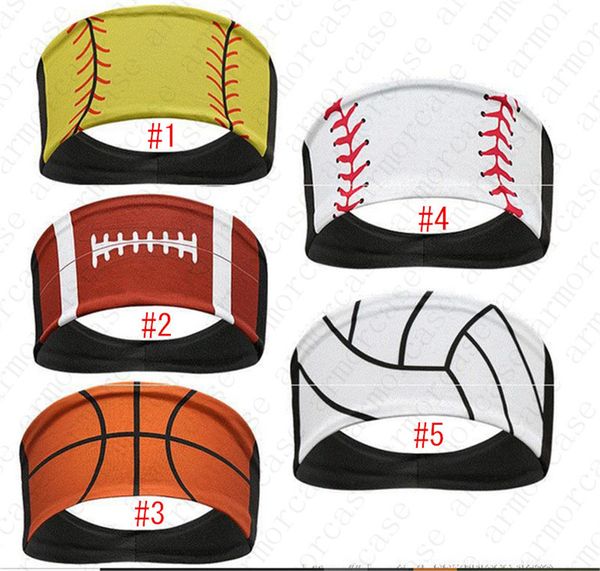 

designer softball headband baseball tie headbands bandanas sweat turban sports quick dry men and women headband headdress 2020 d52216, Slivery;white