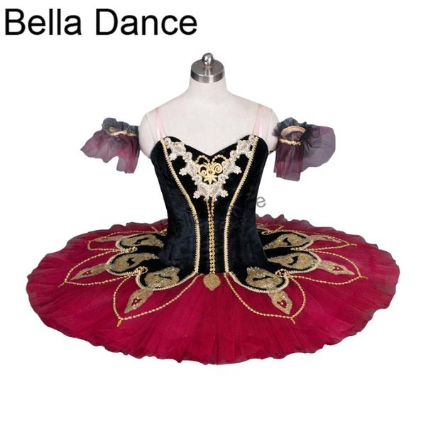 

черная красного эсмеральда профессиональный балет тута девушка классический балет тута сценический костюм для взрослых performance блины tut, Black;red