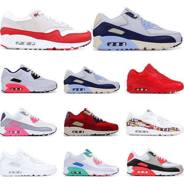 

air max 902019 Новые кроссовки для мужчин Инфракрасный университет Red South Beach Grape International