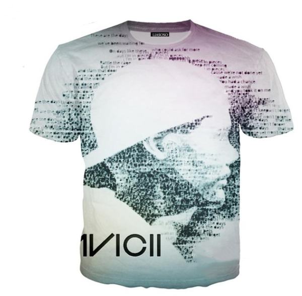 

2019 новая мода dj avicii алессо тим берглинг логотип лето мужчины женщины футболки мужчины женщины d печати повседневная унисекс с коротким, White;black