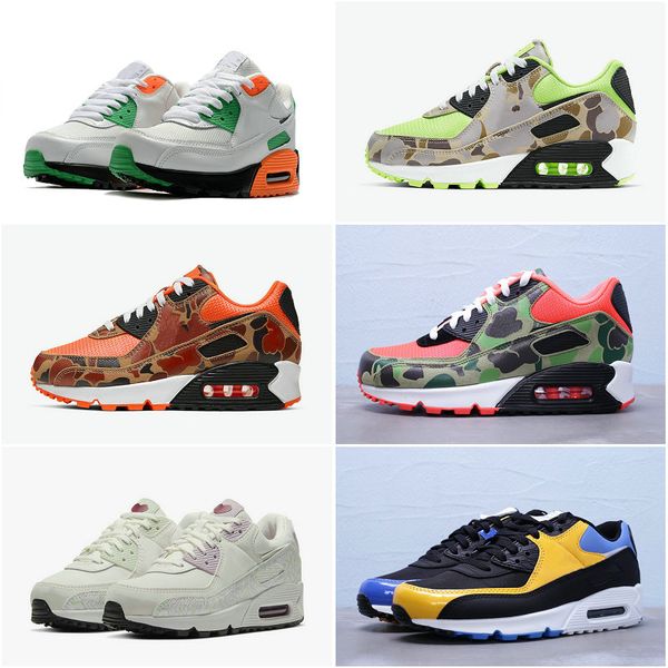 

mens 90 running shoes reverse duck orange green camo 90s women valentine's day essential turquoise lahar escape sports sneakers chaussu
